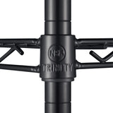 TRINITY 4-Tier NSF Black Shelving Rack