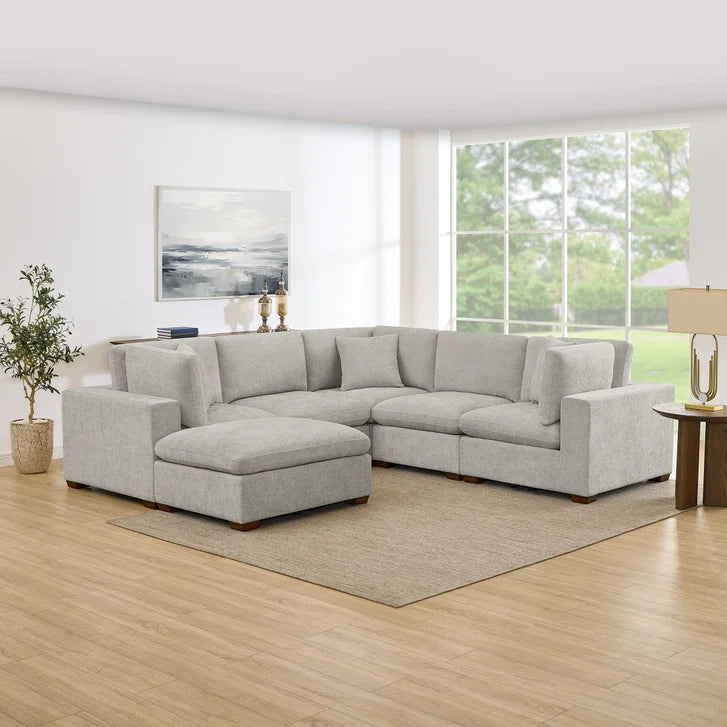 Thomasville Lowell 6-piece Fabric Modular Sectional