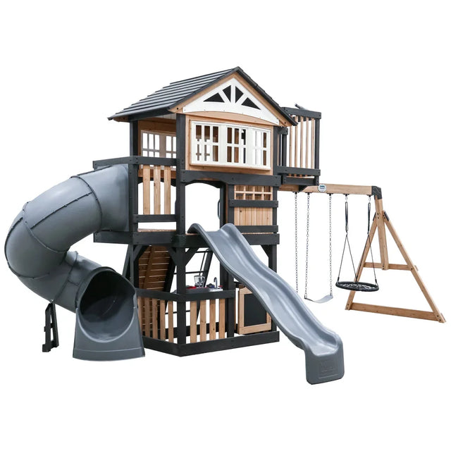 Backyard Discovery Magnolia Falls All Cedar Swing Set D3