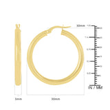 High Polish Hoop Earrings
