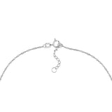Adjustable Dolphin Anklet in White Gold