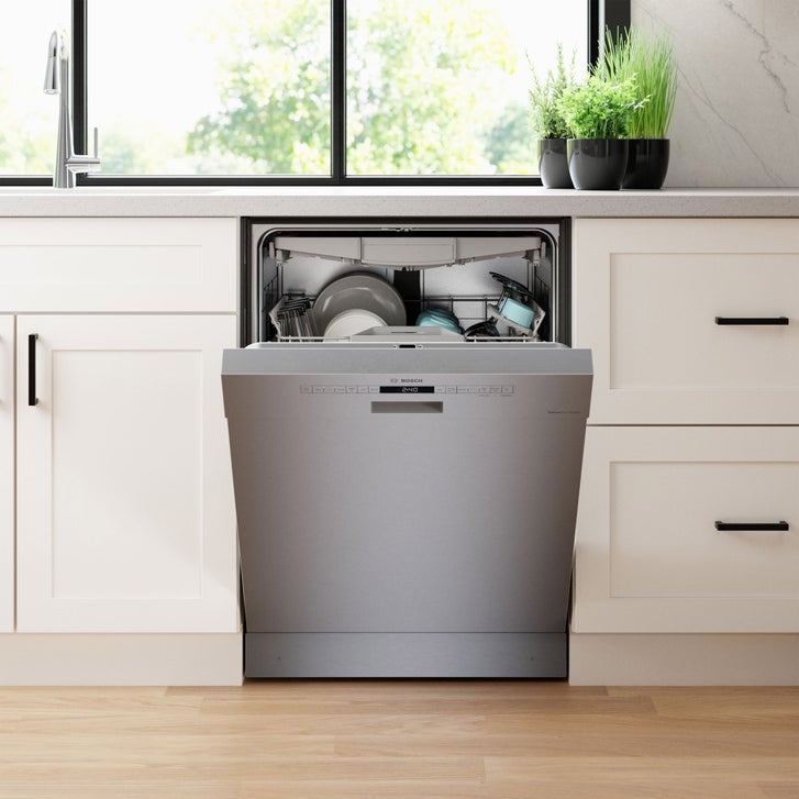 Bosch 300 Series 24 in. Stainless Steel German Made Dishwasher with Third Rack