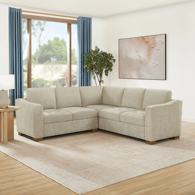 Thomasville 2-piece Fabric Knock Down Sectional T7