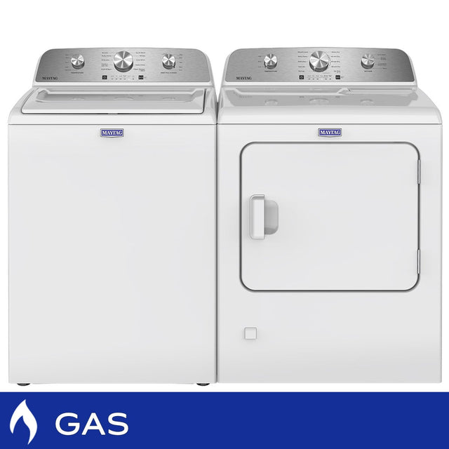 Maytag Laundry Bundle 4.8 cu ft. Top Load Washer and 7.0 cu ft. Gas Dryer A5