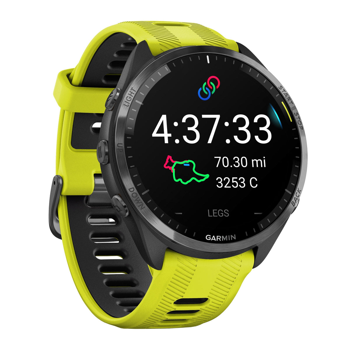 Garmin Forerunner 965 Smartwatch, includes USB-C and USB-A Charging Cables