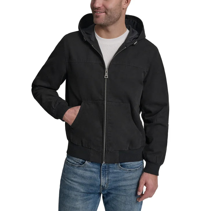 G.H. Bass & Co. Men's Canvas Jacket with Hood