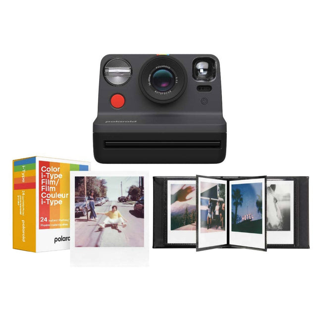 Polaroid Now Generation 2 Instant Camera with Film and Photo Album Bundle O3