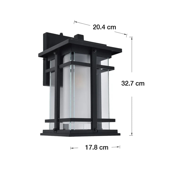 LUTEC Craftsman Style Outdoor LED Wall Lantern