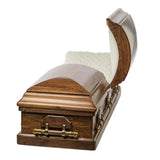 Walker Casket - Woodington Solid Wood Casket - Expedited shipping