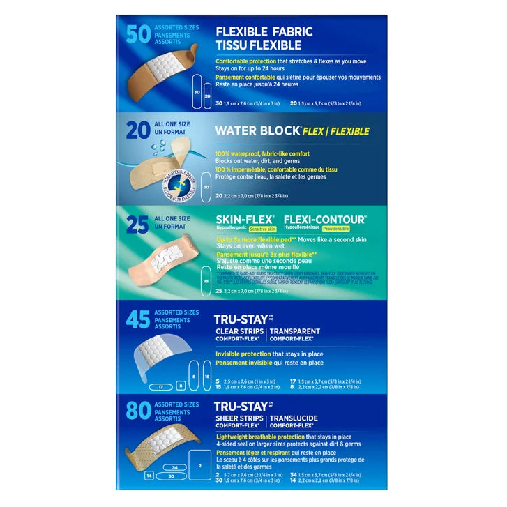 Band-aid Adhesive Bandages Multipak, 220-count