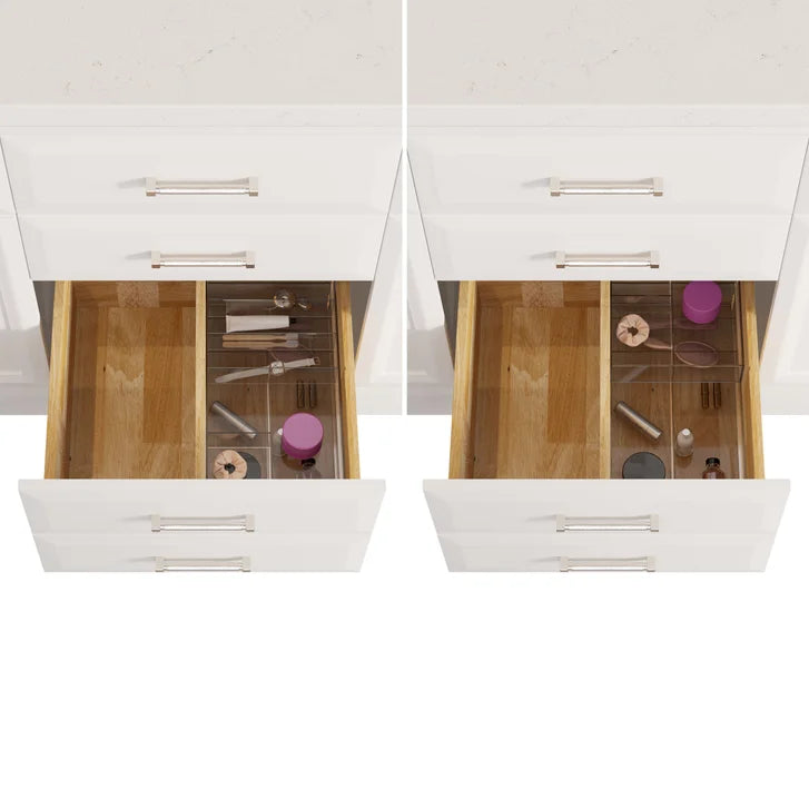 Studio Bathe Calais III Vanity in White Finish with Engineered Stone Countertop