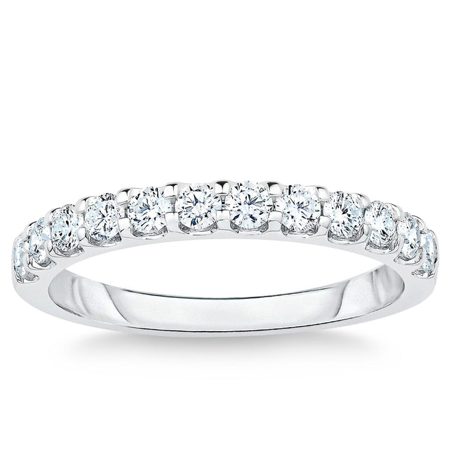 Round Brilliant Diamond Wedding Band (0.50 ctw) N7