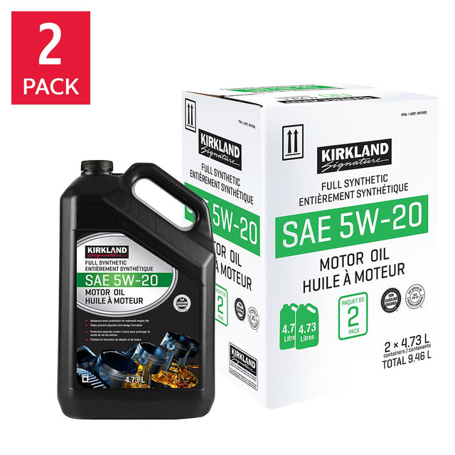 Kirkland Signature 5W20 Full Synthetic Motor Oil, 2-pack Z9