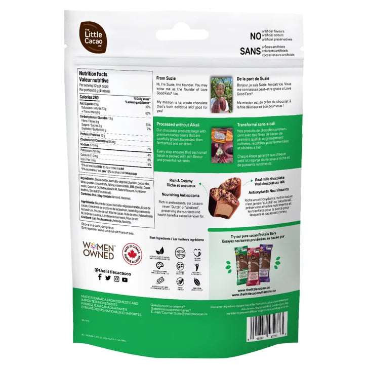 The Little Cacao Co. Protein Chocolate Mini Cups, 2 × 338 g