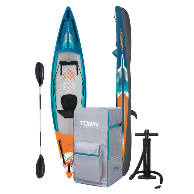 Tobin Sports, Breakwater Pro Inflatable 1-Person Kayak D1