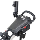 Caddytek - Auto fold/unfold Compact 3 Wheel Golf Push Cart with Cooler Bag