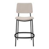 Amisco Sullivan Cream Counter Stool