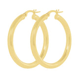High Polish Hoop Earrings
