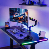 AVF 27" - 57" Huanuo Full Motion LED Single Desk Mount