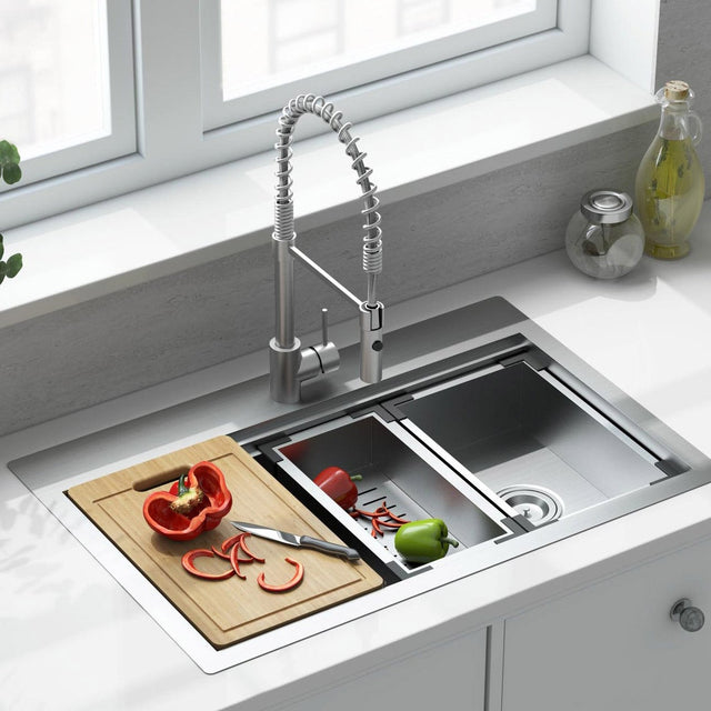 American Standard Chive Single Kitchen Sink Work Station O1