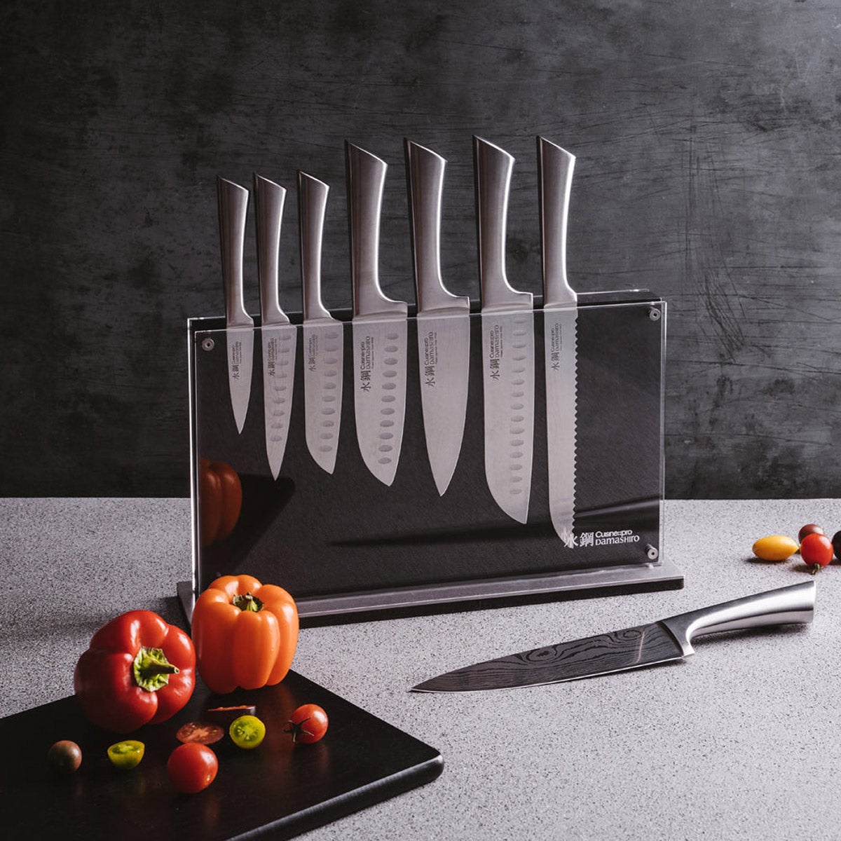 Cuisinepro Damashiro Nami Knife Block Set, 9 piece