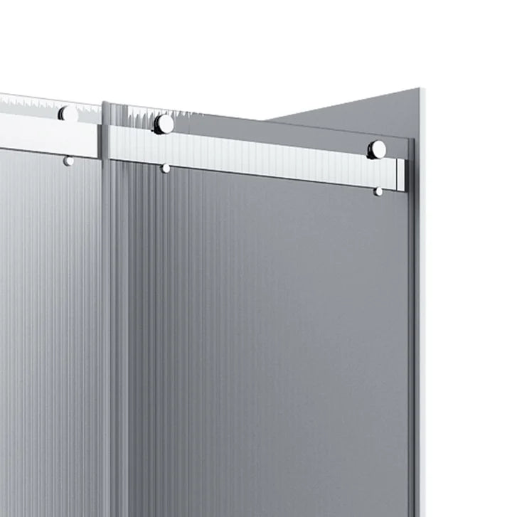 Appollo Geneva 36 in. × 48 in. Right Corner Shower Kit in Chrome