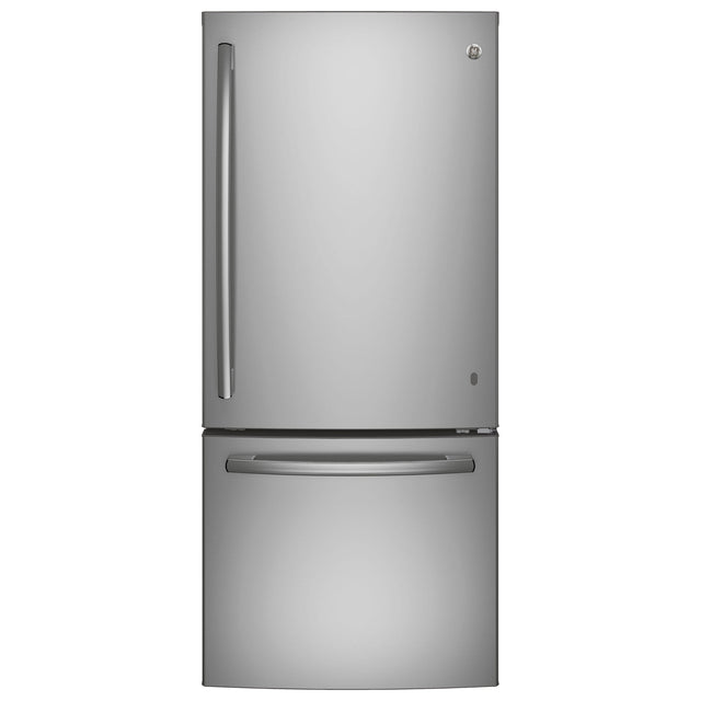 GE 30 in. 20.9 cu.ft. Bottom Freezer Refrigerator with Humidity Controlled Crispers O9