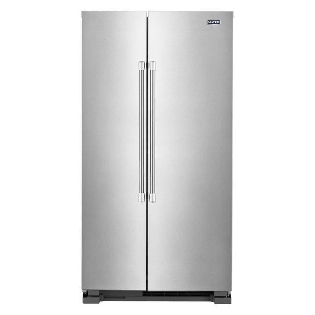 Maytag 36 in 25 cu ft. Stainless Steel Side-by-Side Refrigerator with Stainless Steel Handles P7