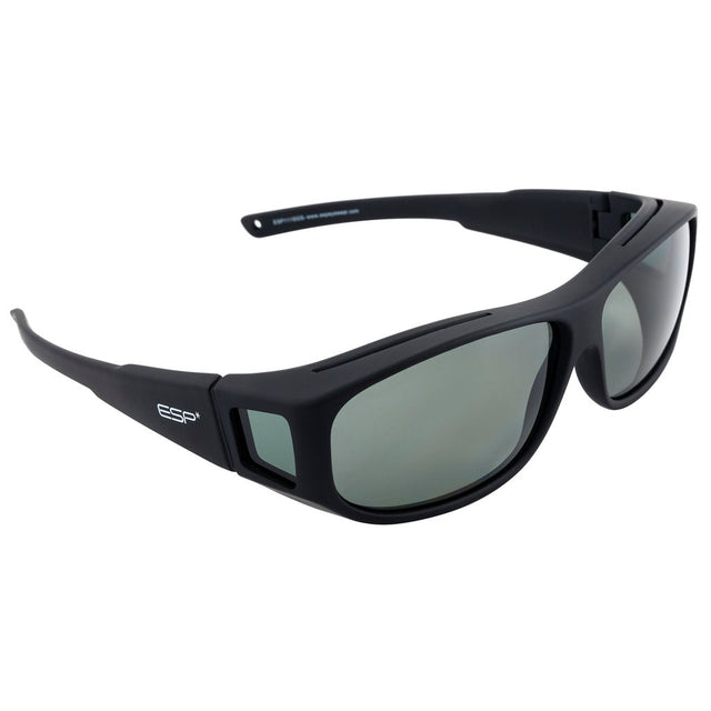 ESP Eyewear Over-the-Glasses Polarized Sunglasses, Small Grey N2