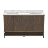 MagickWoods Santa Fe Jacobean Walnut Bathroom Vanity