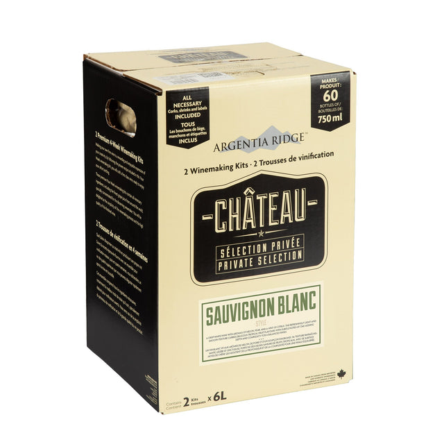 Argentia Ridge Château Private Selection Sauvignon Blanc Wine Kit Y4