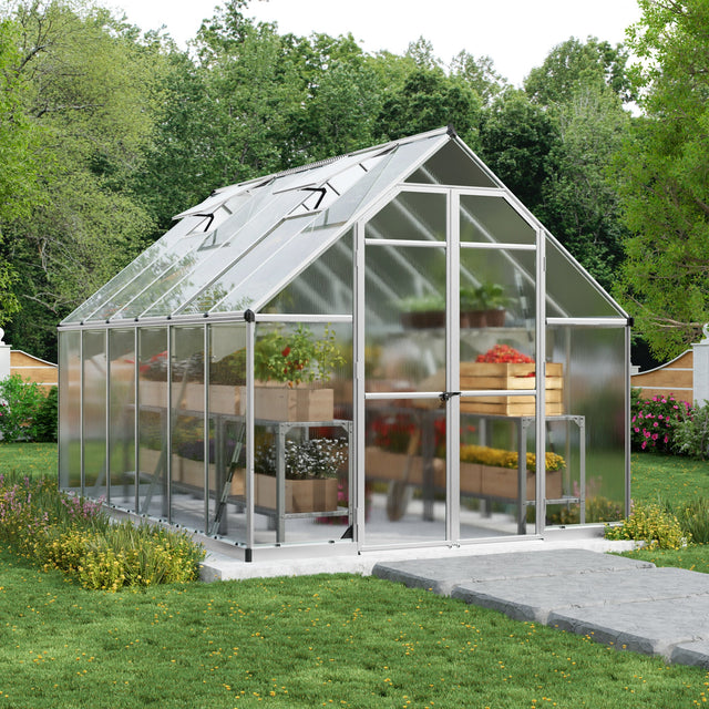 Canopia by Palram Essence 8 ft. x 12 ft. Greenhouse Kit N1