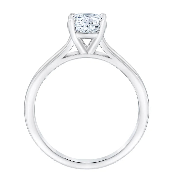 Cushion Cut Diamond Solitaire Ring (1.00 ct)