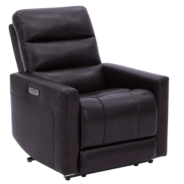 Gilman Creek Top-grain Leather CloudZero Power Recliner with Adjustable Headrest