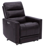 Gilman Creek Top-grain Leather CloudZero Power Recliner with Adjustable Headrest
