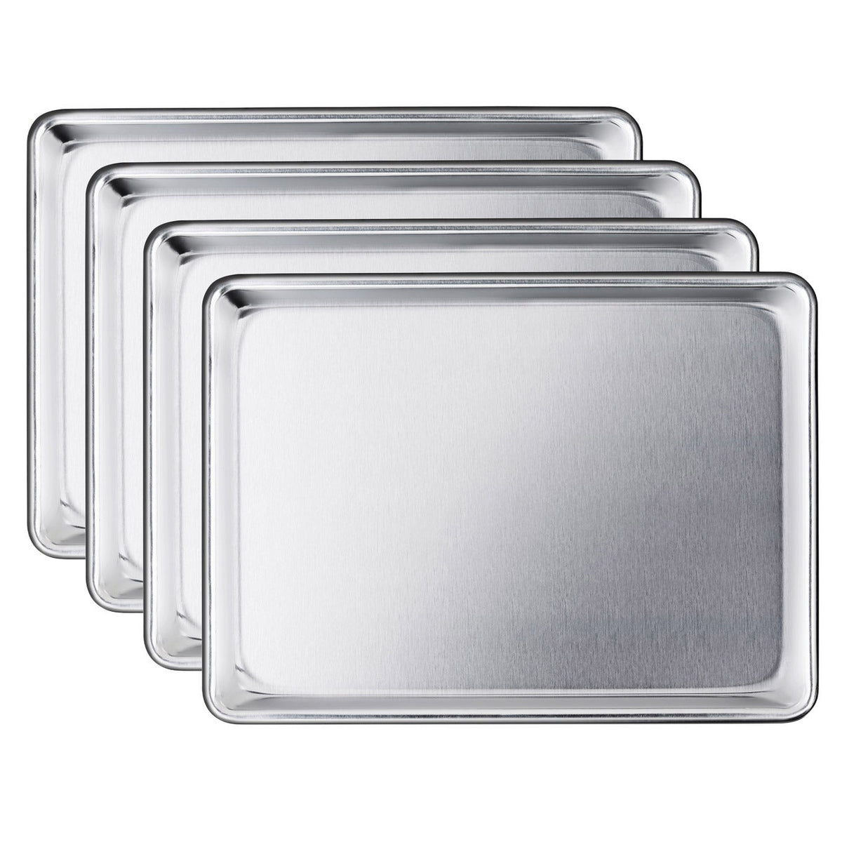 New Star Foodservice Quarter Baking Sheets, 4-pack