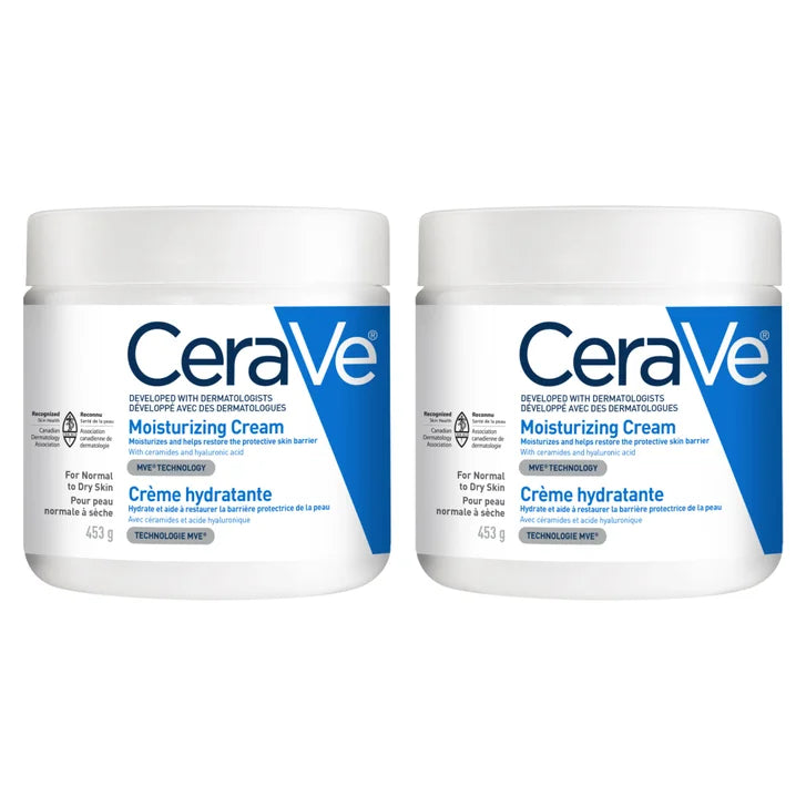 CeraVe Moisturizing Cream, 2 x 453 g