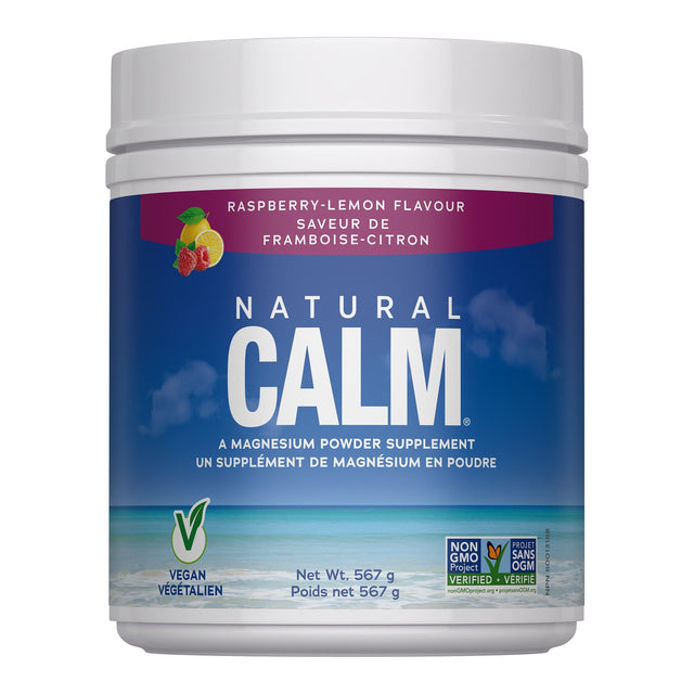 Natural Calm Magnesium Powder Raspberry Lemon - 567 g Powder P0