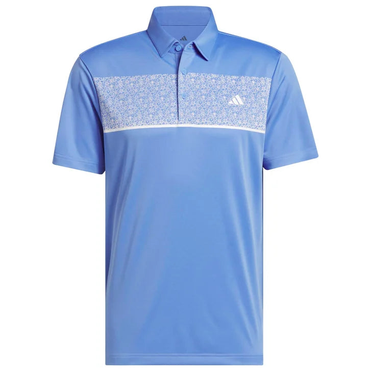 Adidas Men's Chest Print Polo