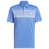 Adidas Men's Chest Print Polo