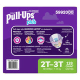 Huggies Pull-Ups Plus Training Pants Girl, 2T to 6T