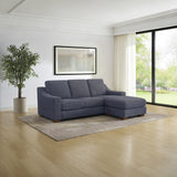 Thomasville Dillard – Woven Fabric 2-piece Sofa with Reversible Chaise