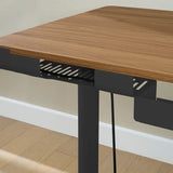 Nico Case 117 cm (46.1 in.) Height Adjustable Lift Desk, Black Frame