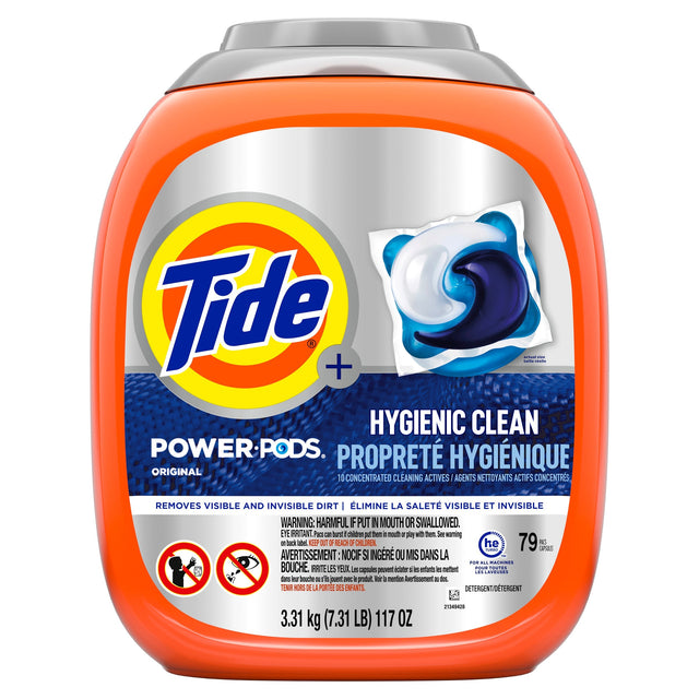 Tide Power Pods Hygienic Clean Heavy Duty Original, 79-count Y2