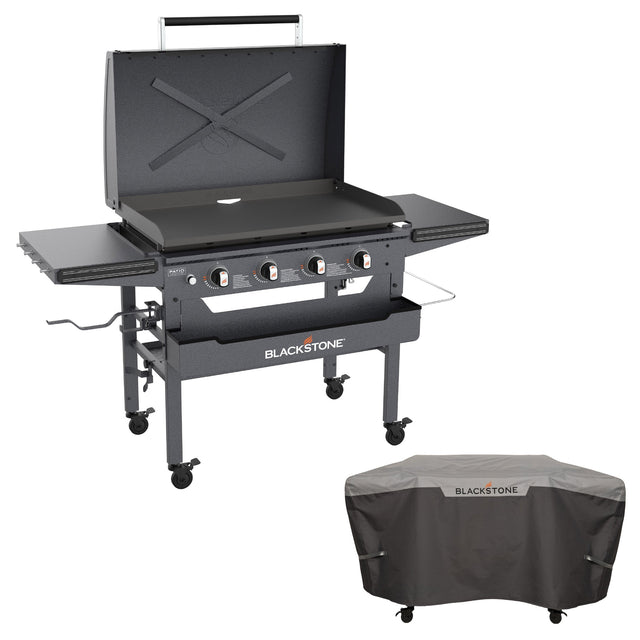 Blackstone 36” Omnivore Pre- Seasoned Griddle with Hood and Soft Cover R7