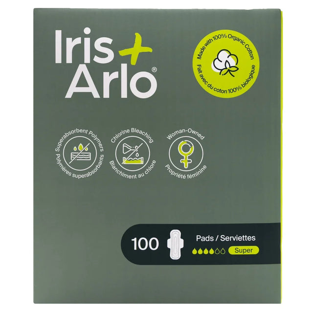 Iris + Arlo Organic Cotton Pads, 100-count H1