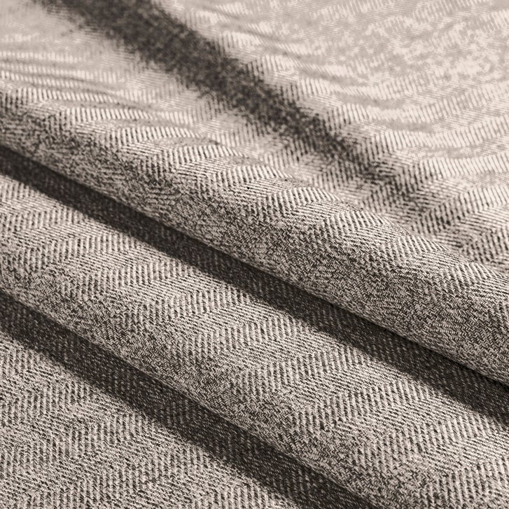 Safdie & Co. Herringbone Light Filtering Curtain Panel, 2 panel