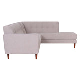Right-hand Facing Fabric Sofa-chaise