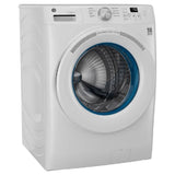 GE 28 in. 5.3 cu ft. IEC White Front Load Washer with UltraFresh Vent System