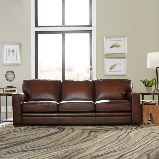 Prospera Home Luca Top-grain Leather Sofa E5